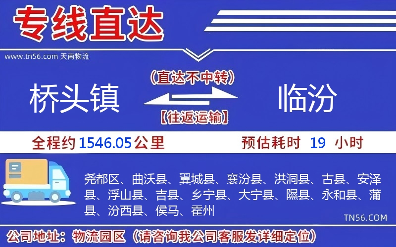 桥头镇光临汾物流公司